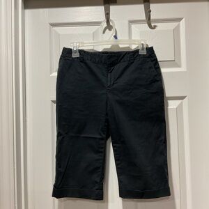 Banana Republic Martin fit Women's Black Bermuda Shorts with pockets